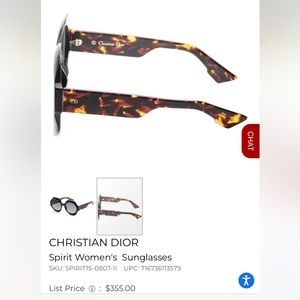 Authentic Christian Dior • Dior Spirit Sunglasses